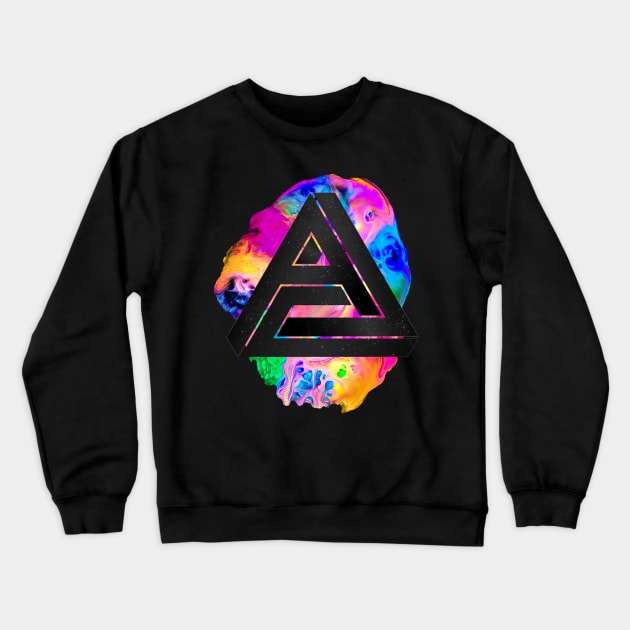 Space Geometry Crewneck Sweatshirt by Dream Artworks